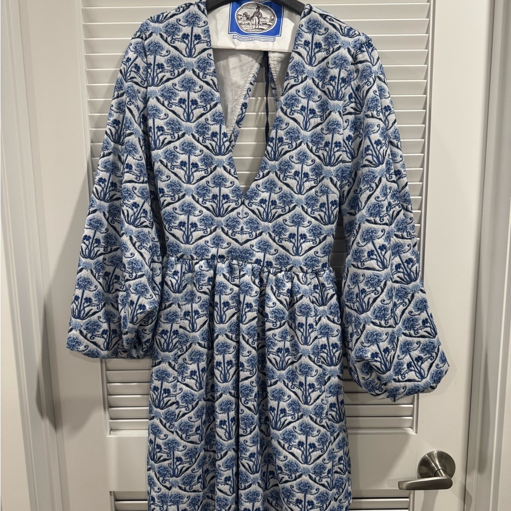 Agua by Agua Bendita Felicia Ventura Hand Embroidered Dress
